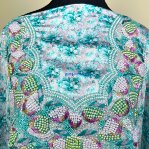 Silk turquoise Mukhawar