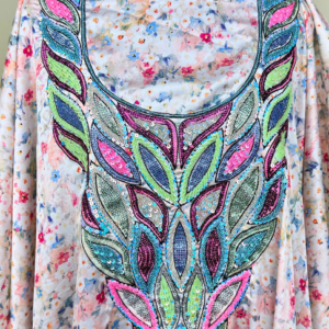 Silk Blue & Pink Mukhawar