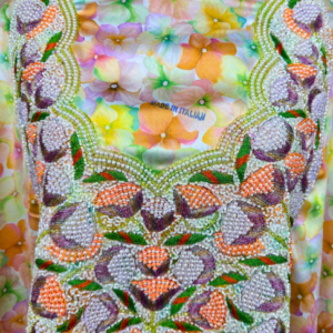 Silk Orange & Yellow Mukhawar