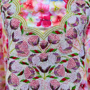 Silk Deep Pink Mukhawar